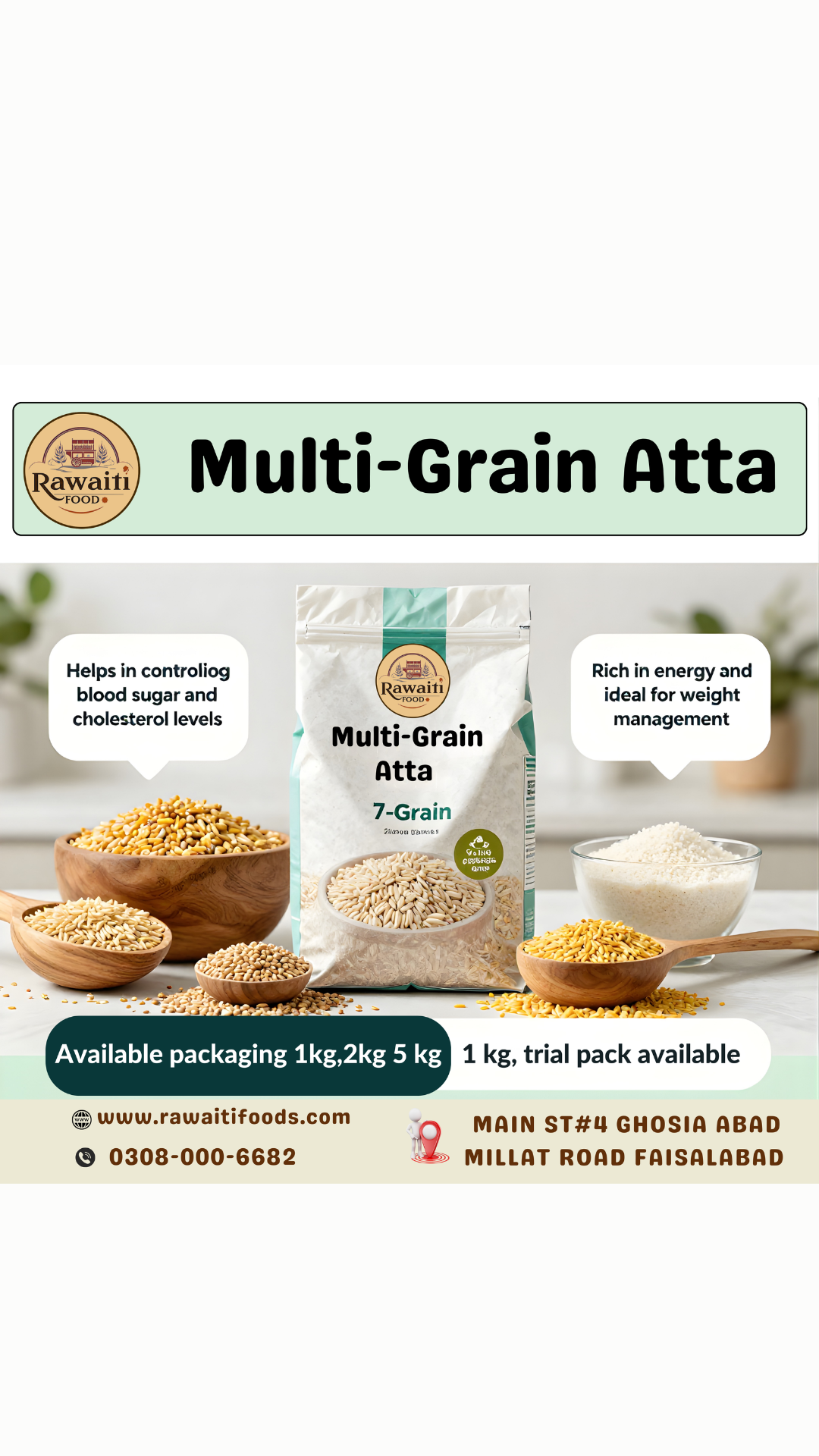 Multi Grain Atta(1 kg)